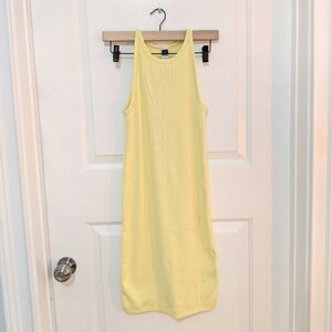 Old Navy Yellow Strapless Dress